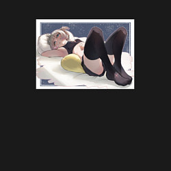 Свитшот хлопковый мужской Надзуна в кроватке, цвет: черный — фото 2