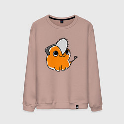 Свитшот хлопковый мужской Миленький почита, цвет: пыльно-розовый