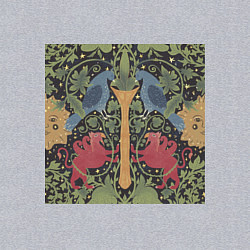 Свитшот хлопковый мужской Грифоны и голуби, цвет: меланж — фото 2