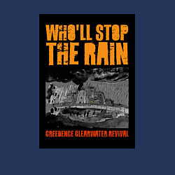 Свитшот хлопковый мужской CCR - Wholl Stop The Rain, цвет: тёмно-синий — фото 2