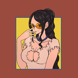 Свитшот хлопковый мужской Нико Робин - One Piece, цвет: кирпичный — фото 2