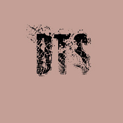 Свитшот хлопковый мужской BTS logo, цвет: пыльно-розовый — фото 2