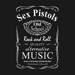 Свитшот хлопковый мужской Sex Pistols в стиле Jack Daniels, цвет: черный — фото 2