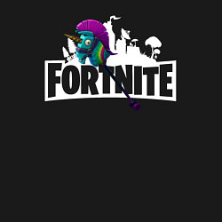 Свитшот хлопковый мужской Лошадка fortnite, цвет: черный — фото 2