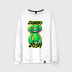 Свитшот хлопковый мужской Jumbo Josh, цвет: белый