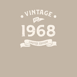 Свитшот хлопковый мужской Винтаж 1968, ограниченный выпуск, цвет: миндальный — фото 2