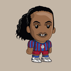 Свитшот хлопковый мужской Ronaldinho Barcelona, цвет: миндальный — фото 2
