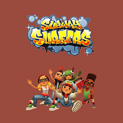 Свитшот хлопковый мужской Subway Surfers, цвет: кирпичный — фото 2