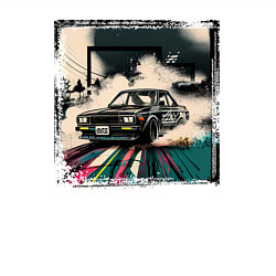 Свитшот хлопковый мужской JDM дрифт, цвет: белый — фото 2