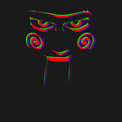 Свитшот хлопковый мужской Saw face, цвет: черный — фото 2