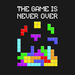 Свитшот хлопковый мужской Tetris - the game is never over, цвет: черный — фото 2