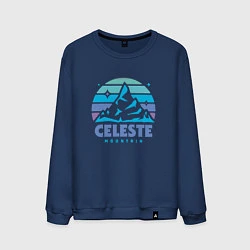 Свитшот хлопковый мужской Celeste mountain, цвет: тёмно-синий