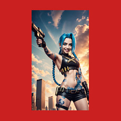Свитшот хлопковый мужской Jinx модель, цвет: красный — фото 2