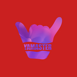 Свитшот хлопковый мужской Yamaster Gradient, цвет: красный — фото 2