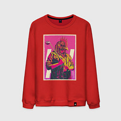 Свитшот хлопковый мужской Dangerous Jacket, цвет: красный