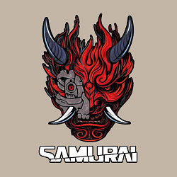 Свитшот хлопковый мужской Samurai logo, цвет: миндальный — фото 2