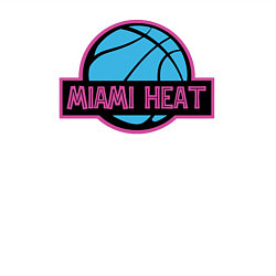 Свитшот хлопковый мужской Miami Heat team, цвет: белый — фото 2