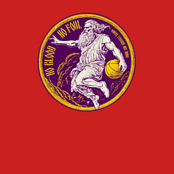 Свитшот хлопковый мужской No blood no foul, цвет: красный — фото 2