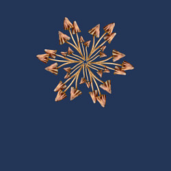 Свитшот хлопковый мужской Ведьмин круг из поганок, цвет: тёмно-синий — фото 2