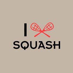 Свитшот хлопковый мужской I Love Squash, цвет: миндальный — фото 2