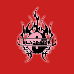 Свитшот хлопковый мужской Blackpink - logo in yang, цвет: красный — фото 2