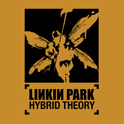 Свитшот хлопковый мужской LP Hybrid Theory, цвет: горчичный — фото 2