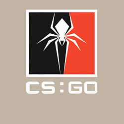 Свитшот хлопковый мужской CS spider, цвет: миндальный — фото 2