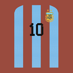 Свитшот хлопковый мужской Месси сборная Аргентины ЧМ 2022, цвет: кирпичный — фото 2