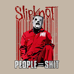 Свитшот хлопковый мужской Slipknot Corey, цвет: миндальный — фото 2