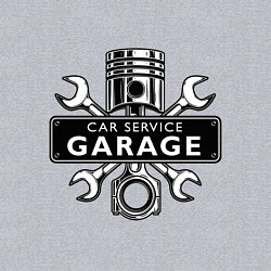 Свитшот хлопковый мужской Car service, цвет: меланж — фото 2