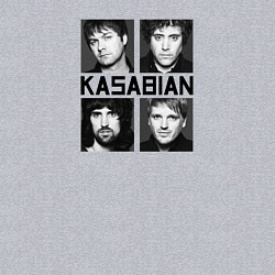 Свитшот хлопковый мужской Kasabian музыканты, цвет: меланж — фото 2