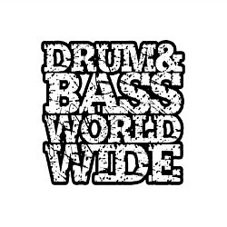Свитшот хлопковый мужской Drum and bass world wide, цвет: белый — фото 2