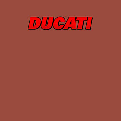 Свитшот хлопковый мужской Ducati - красный градиент, цвет: кирпичный — фото 2