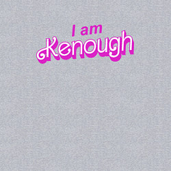 Свитшот хлопковый мужской I am kenough barbie, цвет: меланж — фото 2