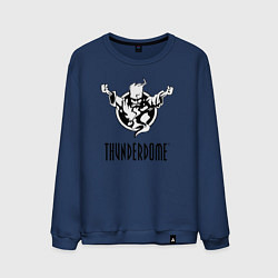 Свитшот хлопковый мужской Thunderdome v 2, цвет: тёмно-синий