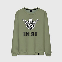 Свитшот хлопковый мужской Thunderdome v 2, цвет: авокадо