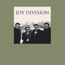 Свитшот хлопковый мужской Тру фанат Joy Division, цвет: авокадо — фото 2