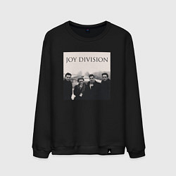 Свитшот хлопковый мужской Тру фанат Joy Division, цвет: черный