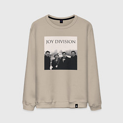 Свитшот хлопковый мужской Тру фанат Joy Division, цвет: миндальный