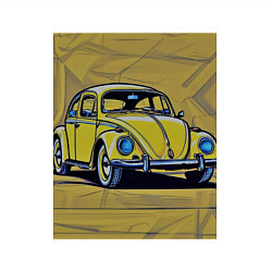 Свитшот хлопковый мужской Авто Жук, цвет: белый — фото 2