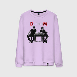 Свитшот хлопковый мужской Depeche Mode 2023 Memento Mori - Dave & Martin 02, цвет: лаванда