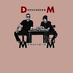 Свитшот хлопковый мужской Depeche Mode 2023 Memento Mori - Dave & Martin 02, цвет: пыльно-розовый — фото 2