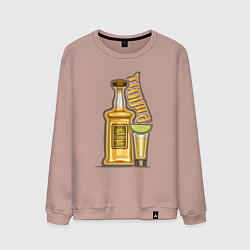 Мужской свитшот Текила с лаймом