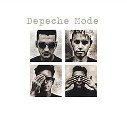 Свитшот хлопковый мужской Depeche Mode - Violator Live 01, цвет: белый — фото 2