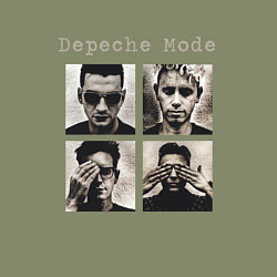 Свитшот хлопковый мужской Depeche Mode - Violator Live 01, цвет: авокадо — фото 2