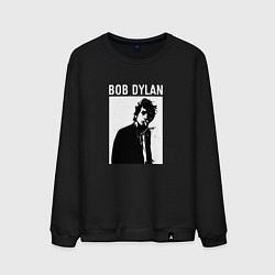 Свитшот хлопковый мужской Tribute to Bob Dylan, цвет: черный