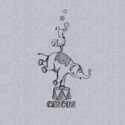 Свитшот хлопковый мужской Циркачи, цвет: меланж — фото 2