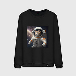 Мужской свитшот Кот астронавт cosmos collection