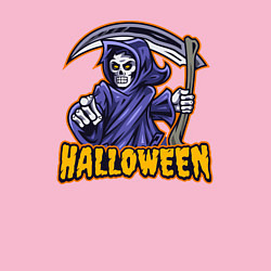 Свитшот хлопковый мужской Halloween dead, цвет: светло-розовый — фото 2