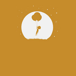 Свитшот хлопковый мужской Night boy, цвет: горчичный — фото 2